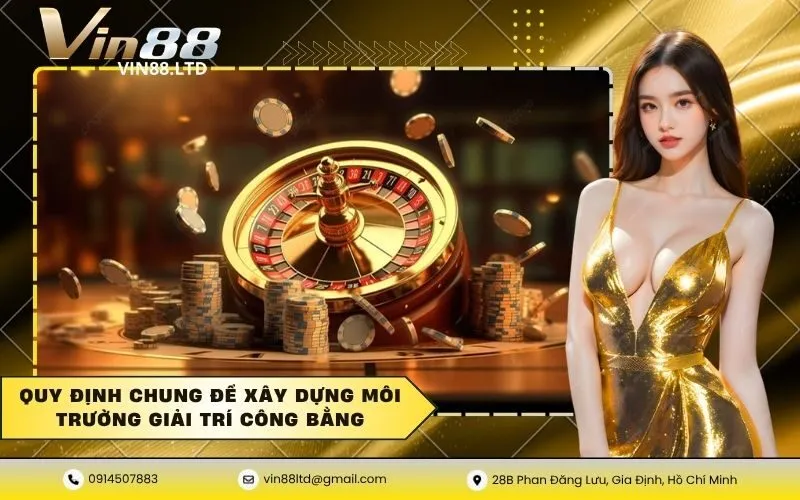 Quy định chung để xây dựng môi trường giải trí công bằng